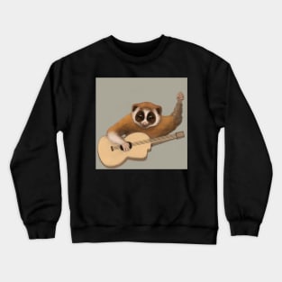 Slow Loris and Guitar Crewneck Sweatshirt